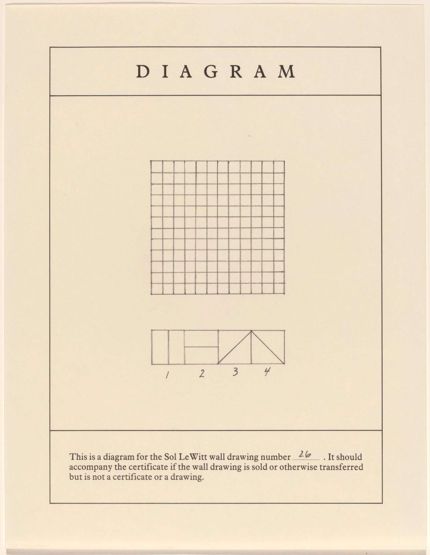 123 Detail of Le Witt Wall Drawing No 1969
